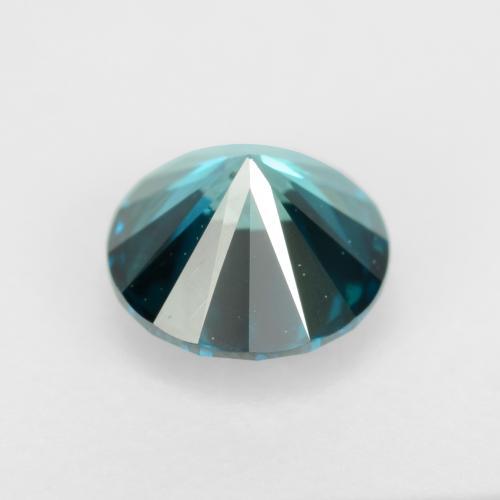 Diamond Gemstone in 4.4 mm Size for Sale, Diamond Stone in Vivid Greenish Blue Color