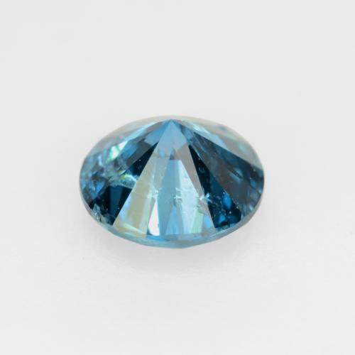 Diamond Gemstone in 4.3 mm Size for Sale, Diamond Stone in Light Prussian Blue Color