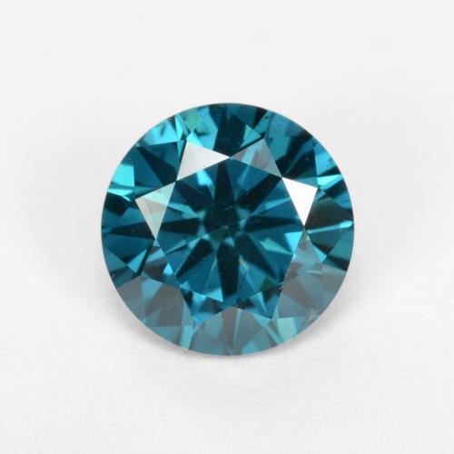 0.30 ct Turquoise Diamond Gemstone, Diamond Gem in Diamond-Cut Shape for Sale.