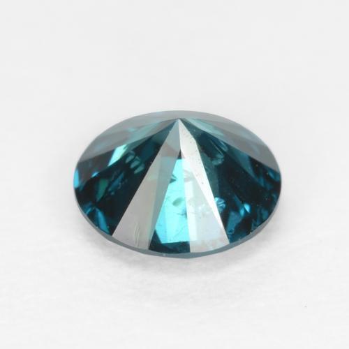 Diamond Gemstone in 4.3 mm Size for Sale, Diamond Stone in Intense Blue Green Color