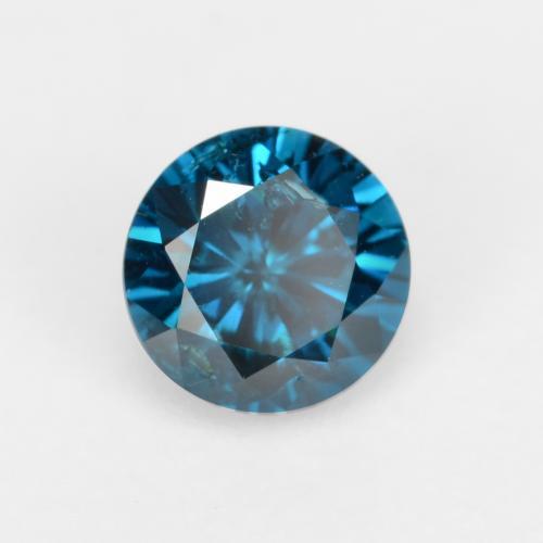 0.28 ct Blue Diamond Stone, Natural Diamond in Diamond-Cut Shape for Sale