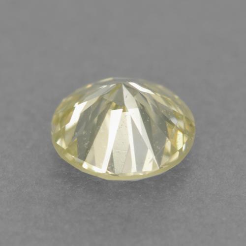 Diamond Gemstone in 4 mm (calibrated) Size for Sale, Diamond Stone in Lemon Yellow Color