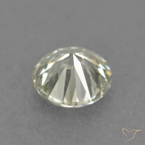 Diamond Gemstone in 3.5 mm (calibrated) Size for Sale, Diamond Stone in Pale Yellow Color