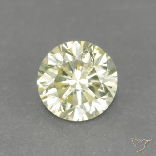Diamant Jaune diamond-cut du Brésil, 3,4mm, poids de 0,15 ct, pierre gemme naturelle Non traité de pureté VS, 1 pièce de diamant, couleur Jaune citron, dureté Mohs de 10 à 10 convient aux bijoux de tous les jours, pierre de sagesse, Photo A