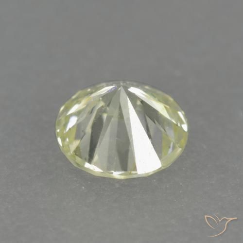 Diamond Gemstone in 3.5 mm (calibrated) Size for Sale, Diamond Stone in Lemon Yellow Color