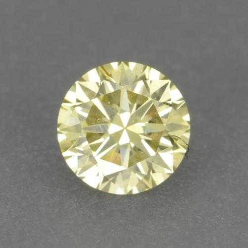 Jaune citron Diamant gemme - 0.2ct Diamant de coupe (ID: 543906)