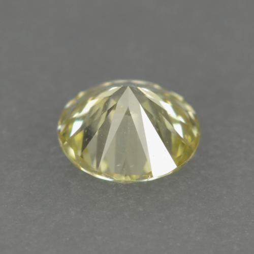 Diamond Gemstone in 3.5 mm (calibrated) Size for Sale, Diamond Stone in Lemon Yellow Color