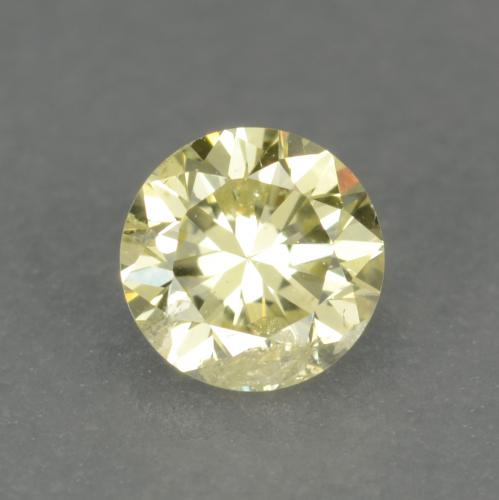Jaune citron Diamant gemme - 0.2ct Diamant de coupe (ID: 543910)