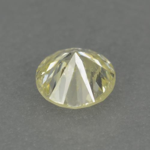 Diamond Gemstone in 3.4 mm Size for Sale, Diamond Stone in Lemon Yellow Color