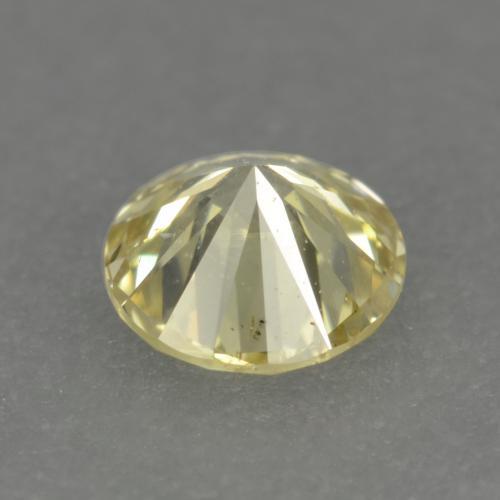Diamond Gemstone in 3.7 mm Size for Sale, Diamond Stone in Medium-Light Yellow Color