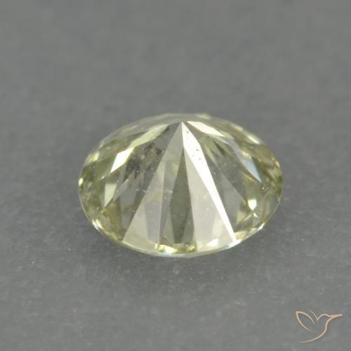Diamond Gemstone in 3.5 mm (calibrated) Size for Sale, Diamond Stone in Lemon Yellow Color