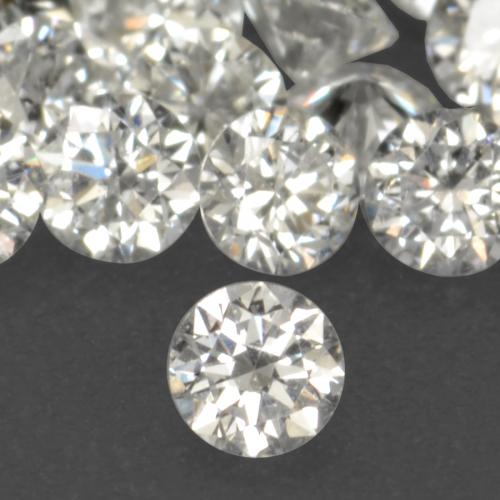 0.02 ct White Diamond Gemstone, Diamond Gem in Diamond-Cut Shape for Sale.