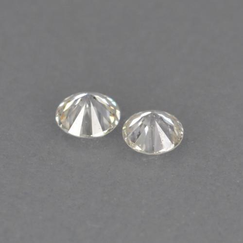 Diamond Gemstones in 1.7 mm Size for Sale, Diamond Stones in Warm White Color