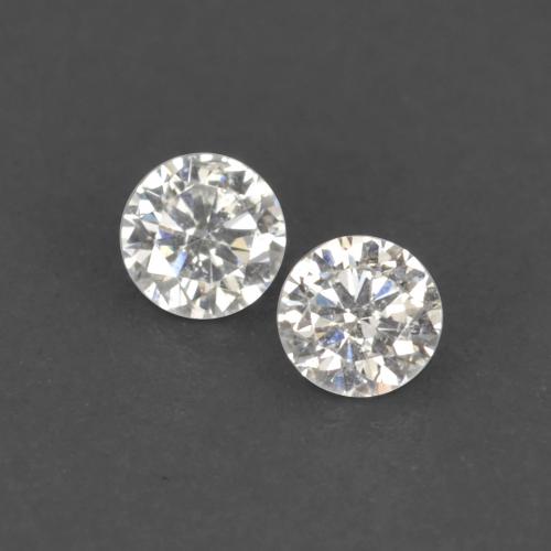0.02 ctw White Diamond Gemstones, Diamond Gems in Diamond-Cut Shape for Sale.