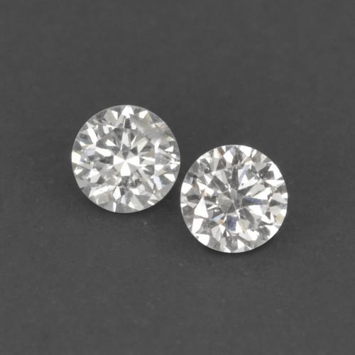 0.03 ctw White Diamond Gemstones, Diamond Gems in Diamond-Cut Shape for Sale.