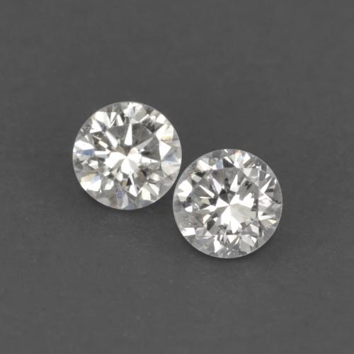 0.02 ctw White Diamond Gemstones, Diamond Gems in Diamond-Cut Shape for Sale.
