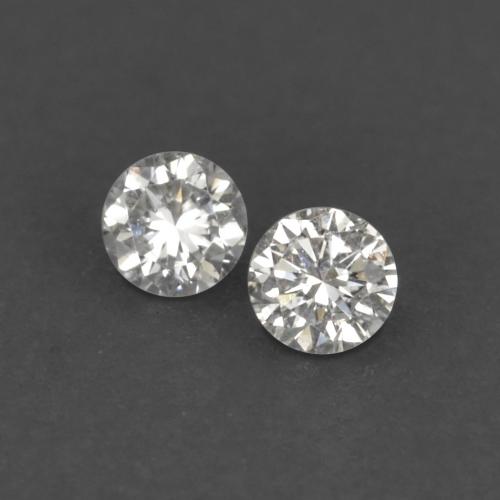 0.03 ctw White Diamond Gemstones, Diamond Gems in Diamond-Cut Shape for Sale.