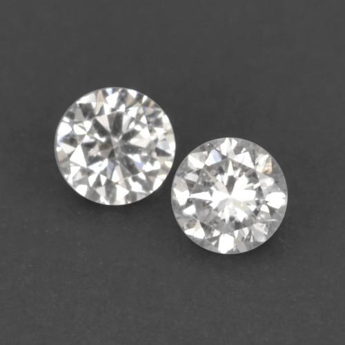 0.02 ctw White Diamond Gemstones, Diamond Gems in Diamond-Cut Shape for Sale.