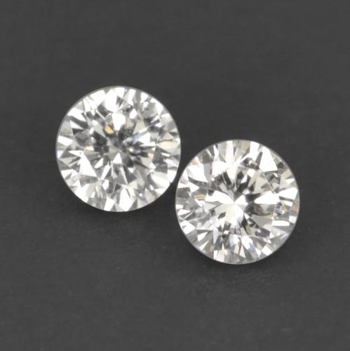 0.04 ctw White Diamond Gemstones, Diamond Gems in Diamond-Cut Shape for Sale.
