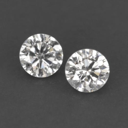 0.04 ctw White Diamond Gemstones, Diamond Gems in Diamond-Cut Shape for Sale.