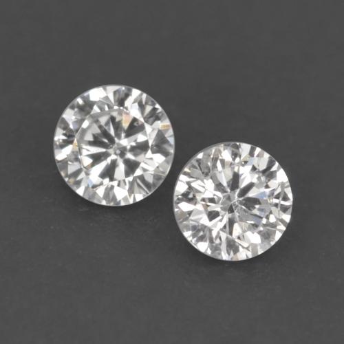 0.04 ctw White Diamond Gemstones, Diamond Gems in Diamond-Cut Shape for Sale.