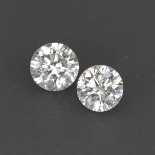 0.02 ctw White Diamond Gemstones, Diamond Gems in Diamond-Cut Shape for Sale.