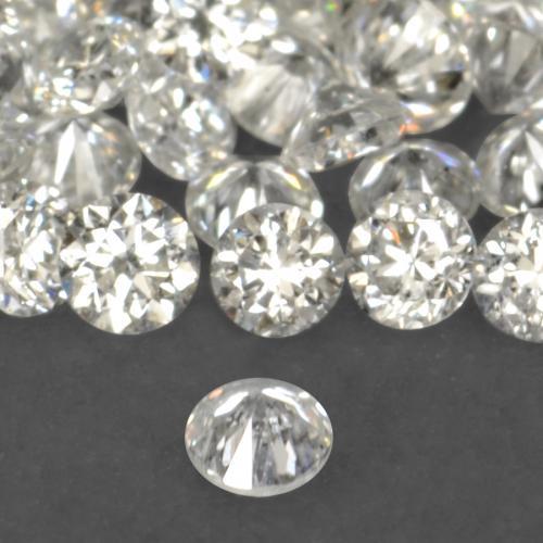 Diamond Gemstones in 1.5 mm Size for Sale, Diamond Stones in Warm White Color