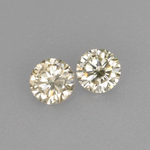 0.21 ctw Golden Diamond Stones, Natural Diamond in Diamond-Cut Shape for Sale