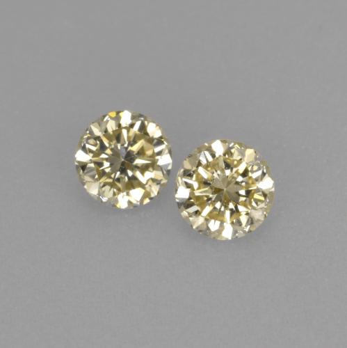 champagnerfarbend Diamant Edelstein - 0.1ct Diamanten-Schliff (ID: 564563)