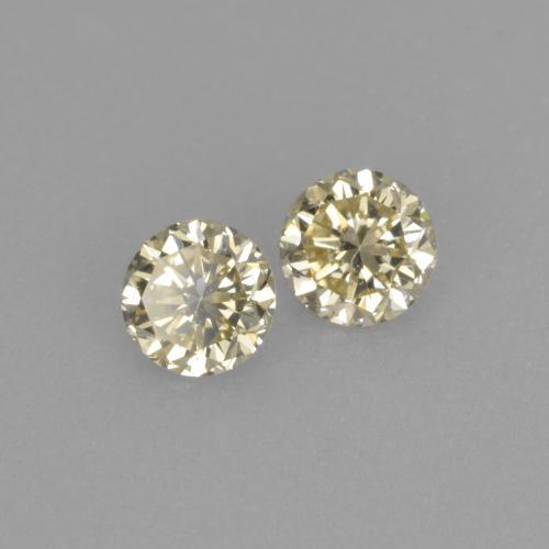 0.27 ctw Golden Diamond Stones, Natural Diamond in Diamond-Cut Shape for Sale