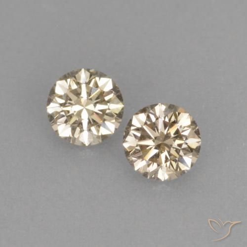 0.22 ct Yellow Diamond, 3.1 mm Diamond Cut From India, Photo A