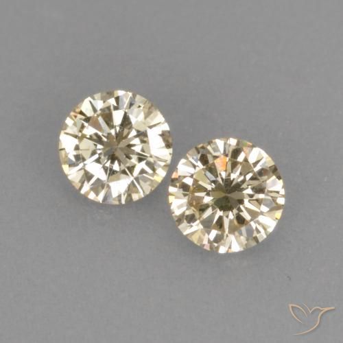Cognac Diamond Gem - 0.1ct Diamond-Cut (ID: 564571)