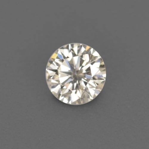 0.09 ct White Diamond Stone, Natural Diamond in Diamond-Cut Shape for Sale