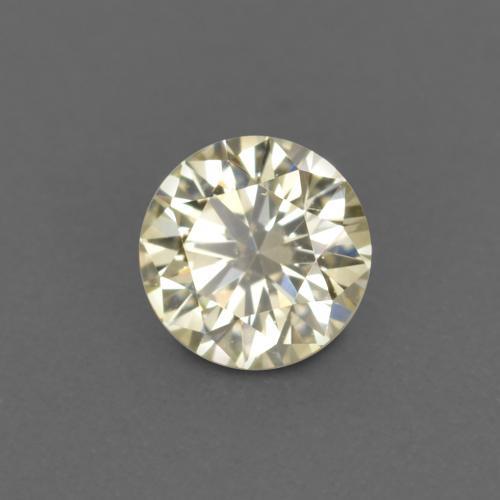 0.13 ct Golden Diamond Stone, Natural Diamond in Diamond-Cut Shape for Sale