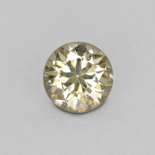 0,12 ct runder Diamant aus Indien, Größe: 3,1mm, Reinheit: VVS-VS, Garantiert echter Edelstein, 1 Stück Diamant in Champagnerfarbend Farbe, Mohs-Härte von 10 Geeignet für den täglichen Gebrauch im Schmuck, Photo A