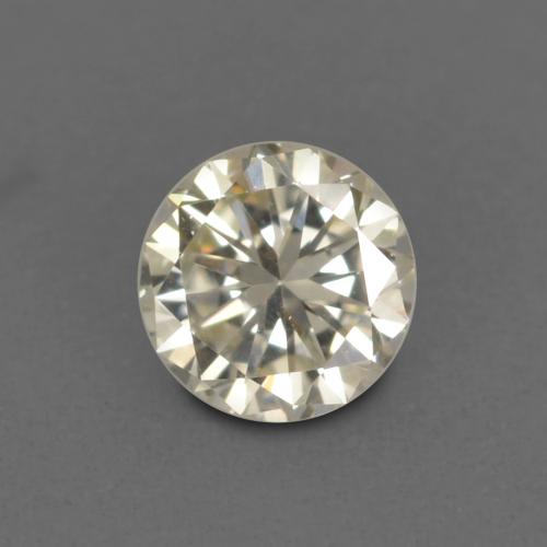 0.13 ct Golden Diamond Gemstone, Diamond Gem in Diamond-Cut Shape for Sale.