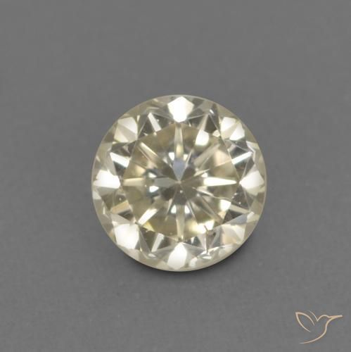 0.14ct Natural Champagne Diamond, Round, VVS-VS