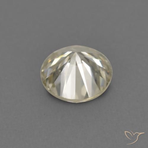 Diamond Gemstone in 3.2 mm Size for Sale, Diamond Stone in Champagne Color