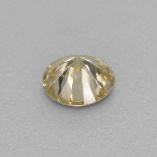 Diamond Gemstone in 3 mm (calibrated) Size for Sale, Diamond Stone in Champagne Color