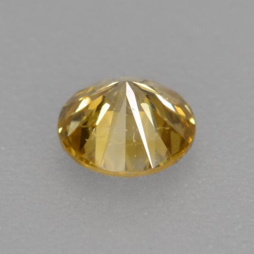 Diamond Gemstone in 3.9 mm Size for Sale, Diamond Stone in champagne Color