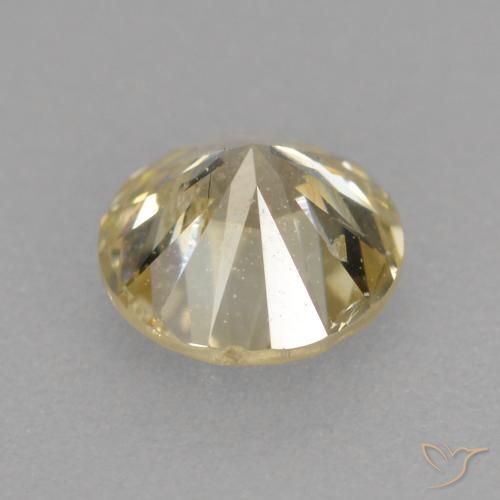 Diamond Gemstone in 4.3 mm Size for Sale, Diamond Stone in Champagne Color