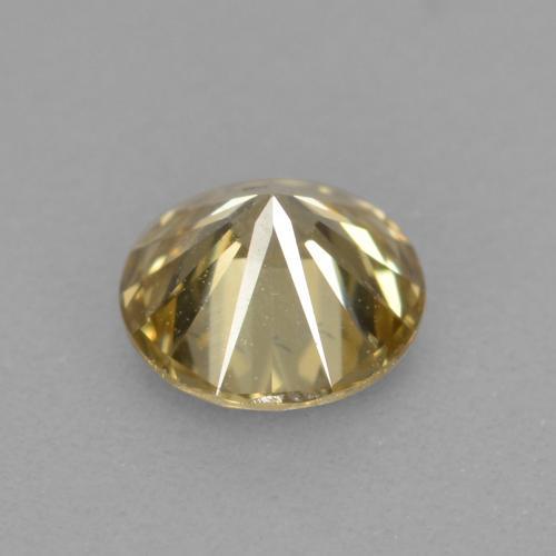 Diamond Gemstone in 4.3 mm Size for Sale, Diamond Stone in champagne Color