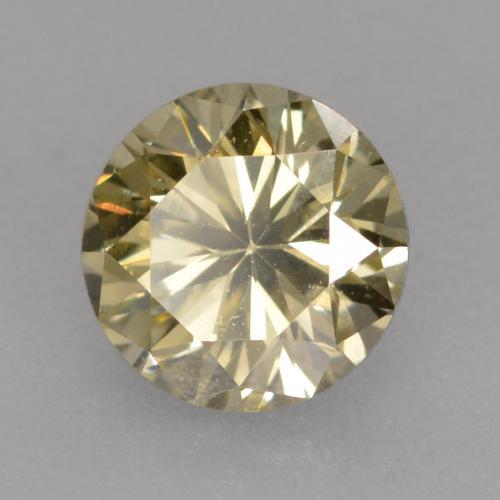 0.42 ct Brown Diamond Stone, Natural Diamond in Diamond-Cut Shape for Sale