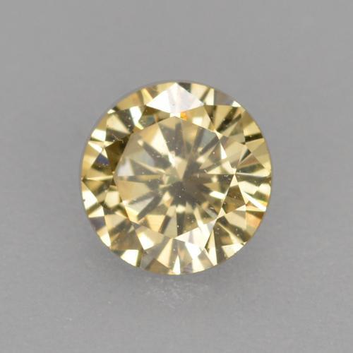 0.21 ct Brown Diamond Stone, Natural Diamond in Diamond-Cut Shape for Sale