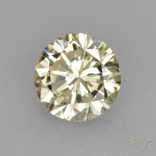 0.25 ct Brown Diamond Stone, Natural Diamond in Diamond-Cut Shape for Sale