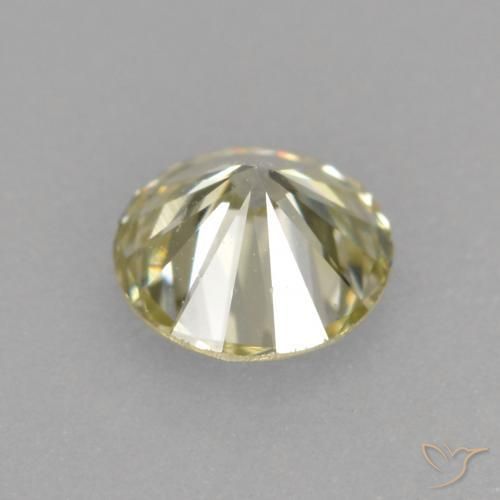 Diamond Gemstone in 4 mm (calibrated) Size for Sale, Diamond Stone in Champagne Color