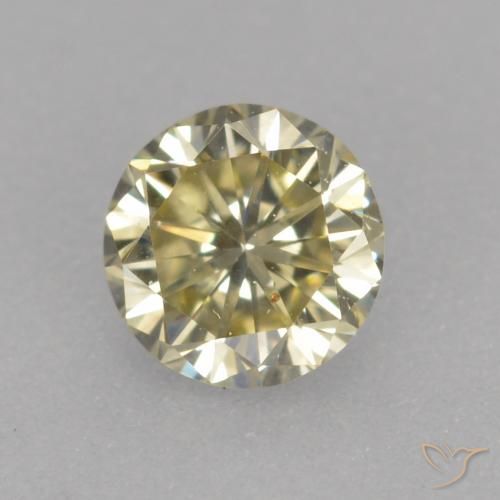 0.25 ct Brown Diamond Gemstone, Diamond Gem in Diamond-Cut Shape for Sale.