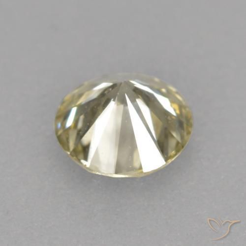 Diamond Gemstone in 4 mm (calibrated) Size for Sale, Diamond Stone in Cognac Color