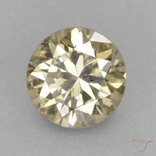 0.20 ct Brown Diamond Stone, Natural Diamond in Diamond-Cut Shape for Sale