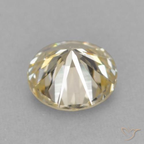 Diamond Gemstone in 3.5 mm (calibrated) Size for Sale, Diamond Stone in Cognac Color